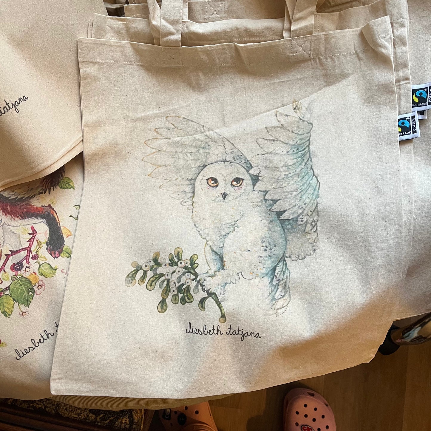 "Snow Owl " Tote bag