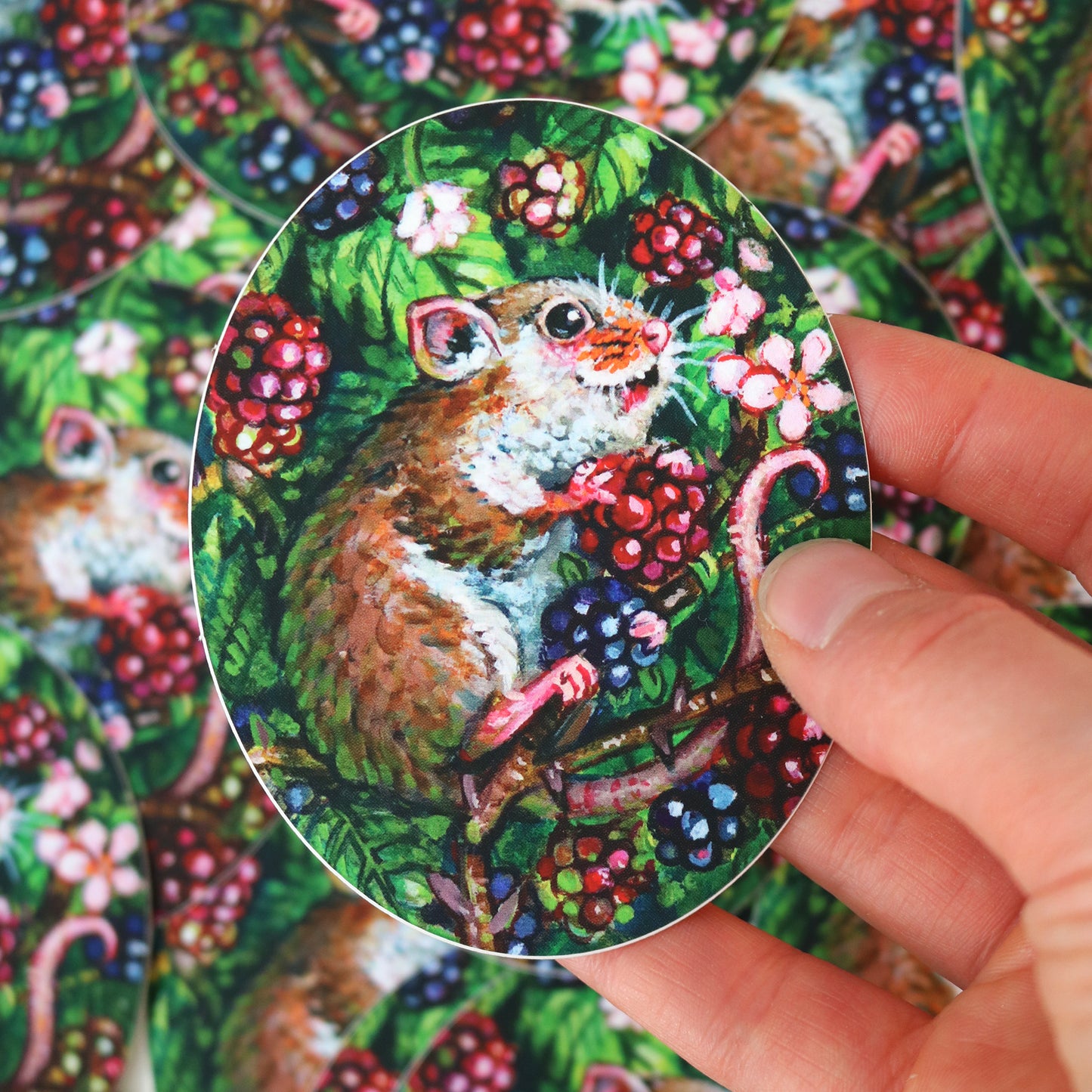 "Harvest Mouse" Vinyl sticker