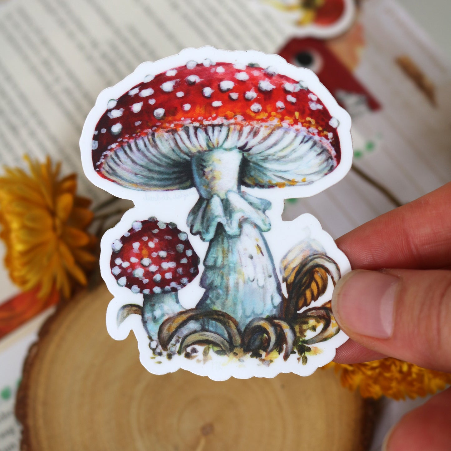 "Amanita" Vinyl sticker