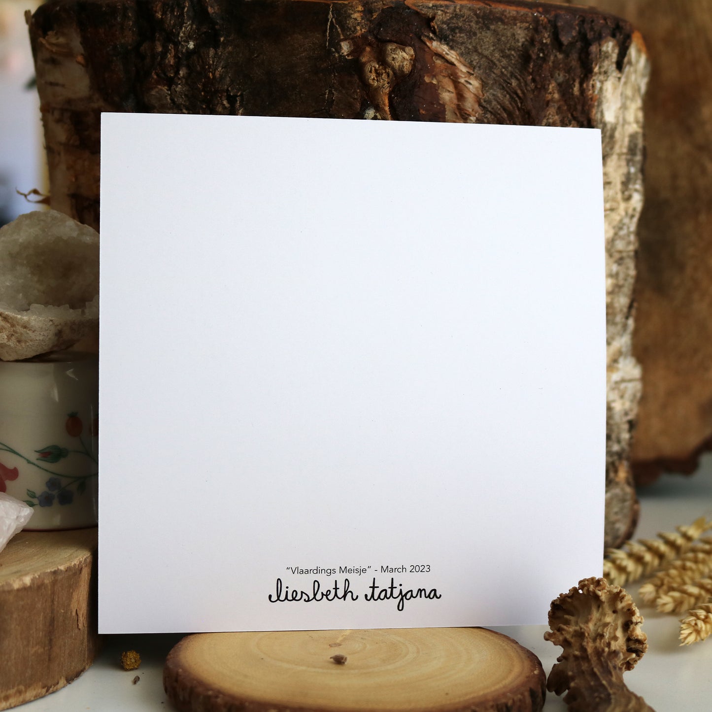 "Vlaardings Meisje" Postcard print