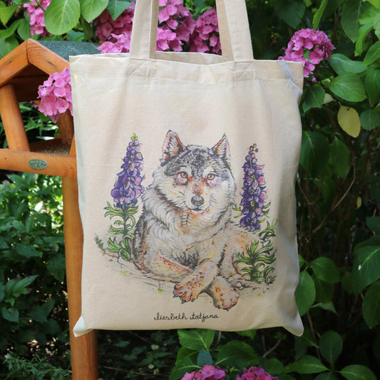 "Wolf" tote bag